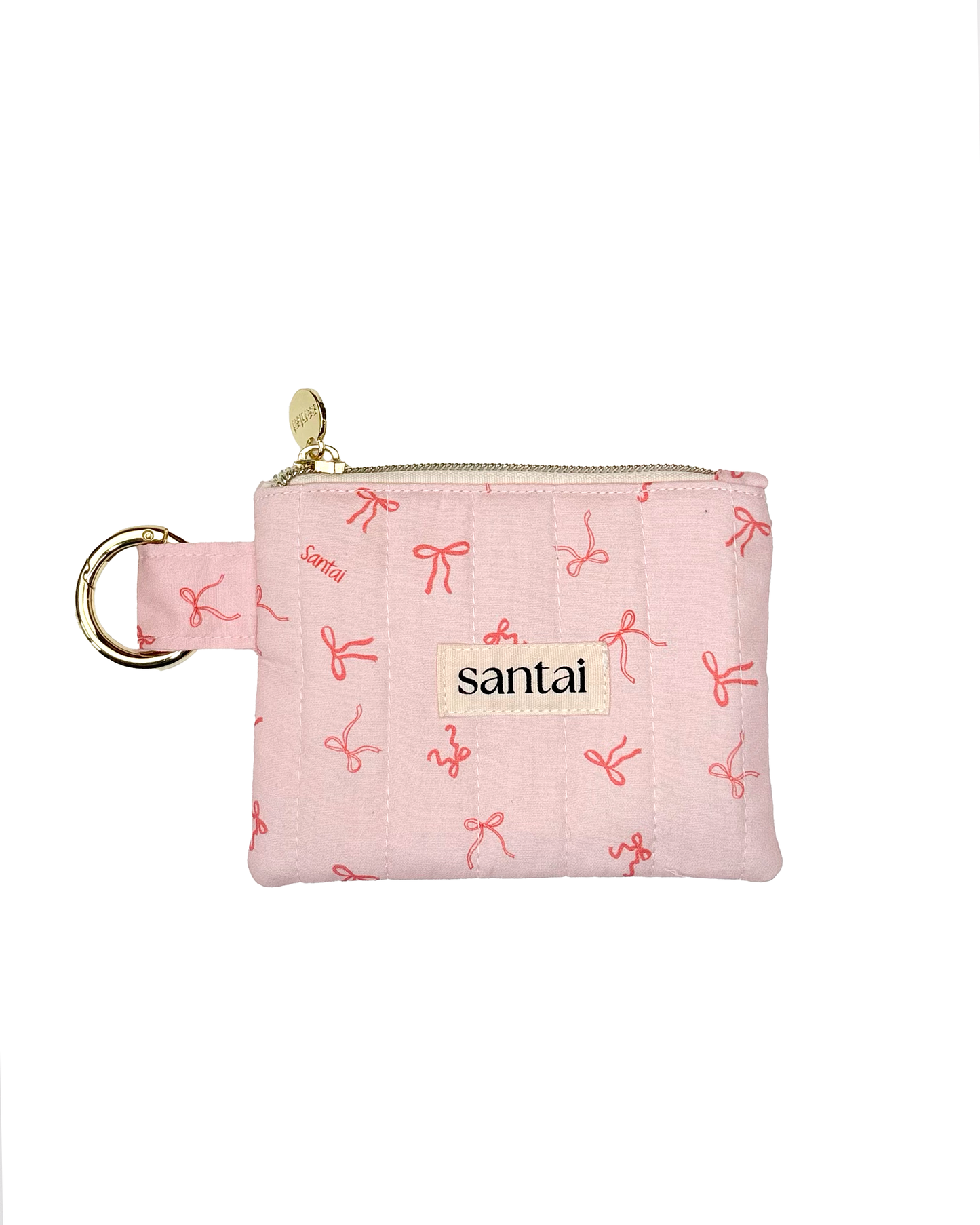 Pink Ribbons Mini Pouch