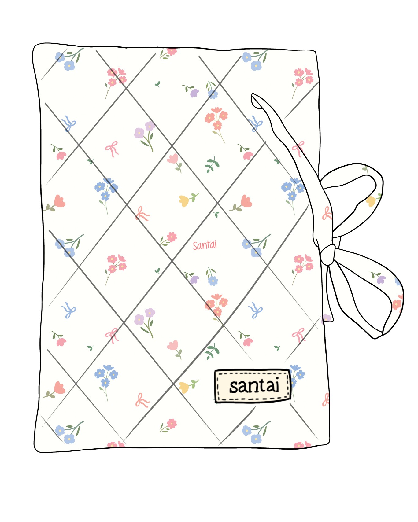 Bloom & Bow Book Sleeve
