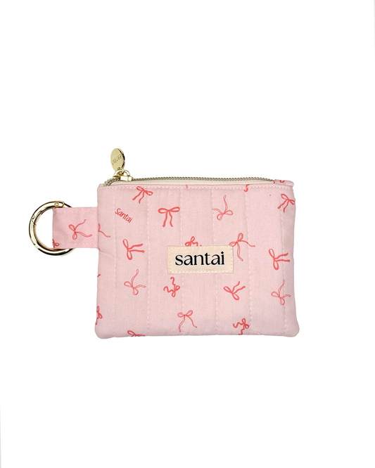Pink Ribbons Mini Pouch