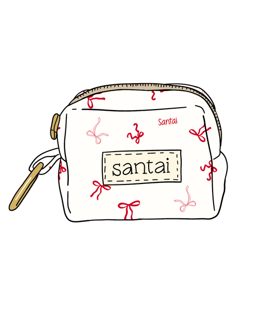 Red Ribbons Bag Charm