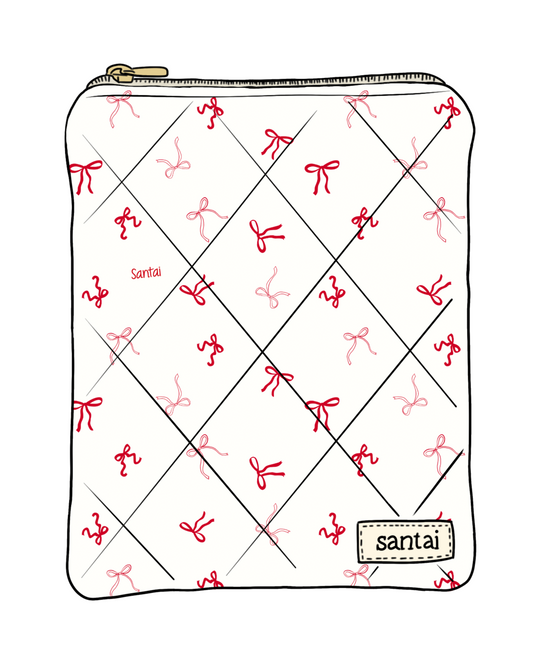 Red Ribbons E-Reader Sleeve