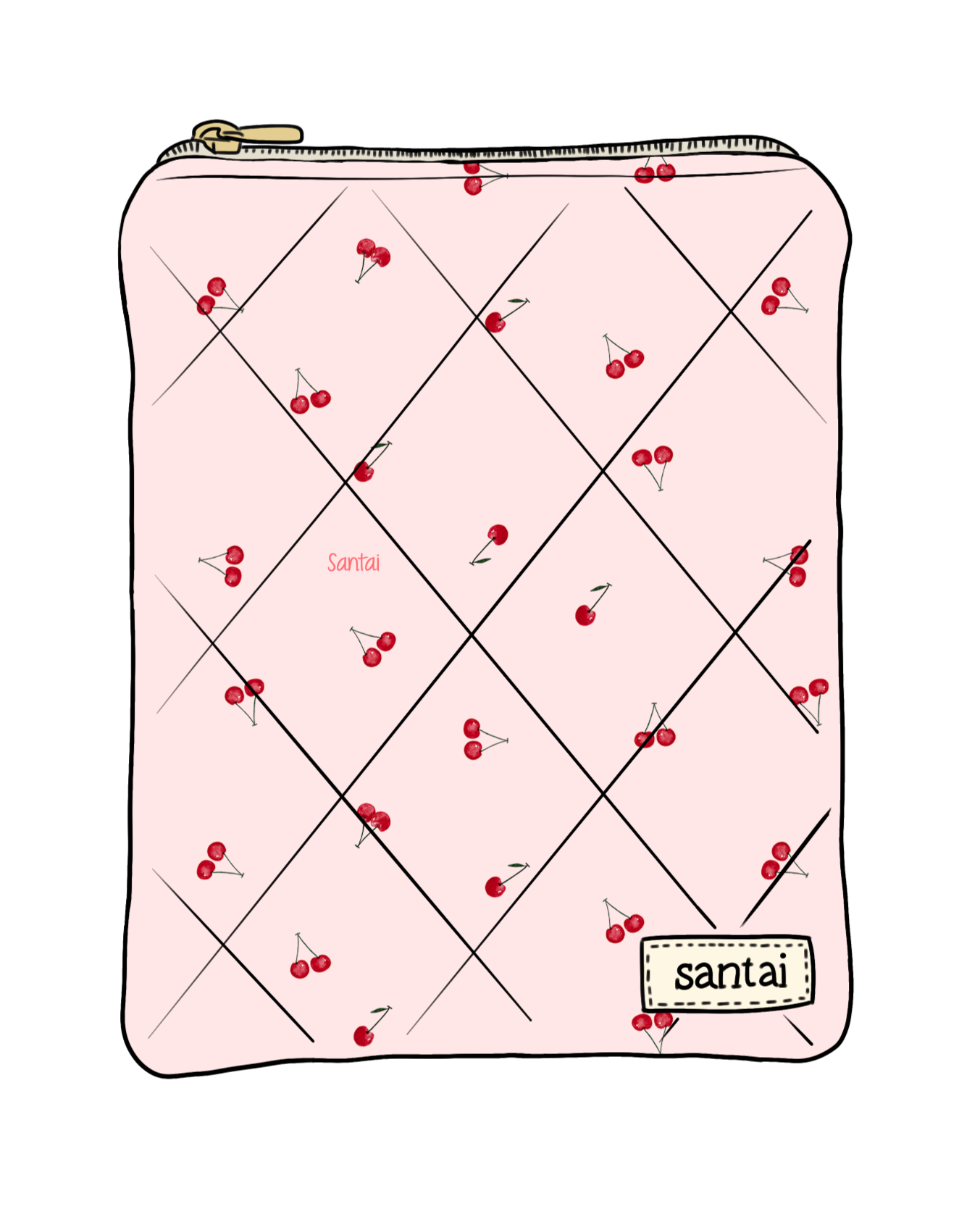 Very Cherry E-Reader Sleeve