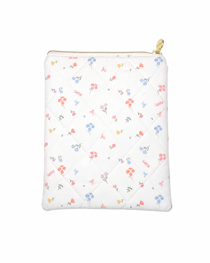 Bloom & Bow E-Reader Sleeve — embroidery preview reverse side