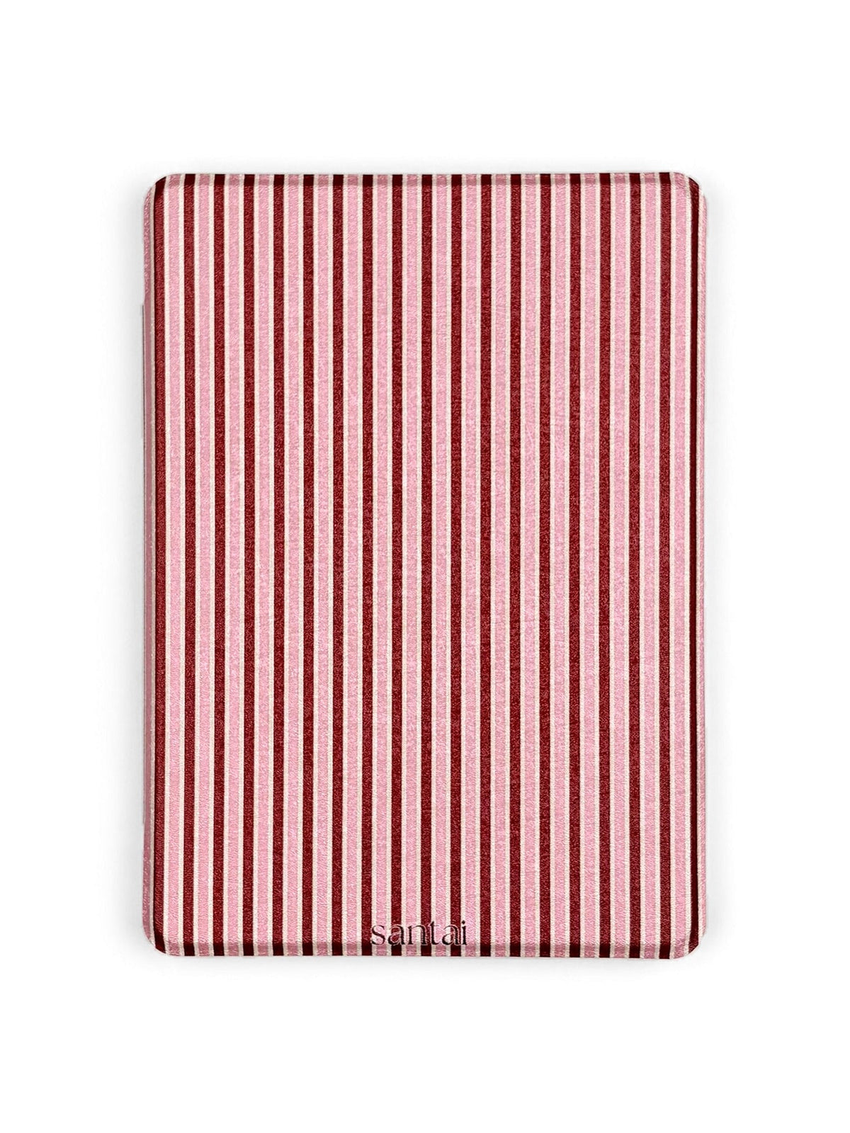 Red and pink stripe Kindle Case front cover